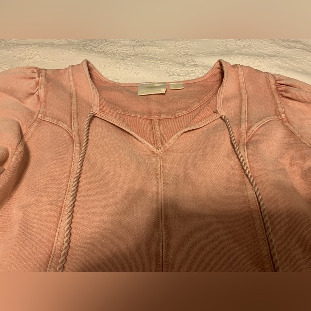 Light Pink, Large Anthropologie Pullover.